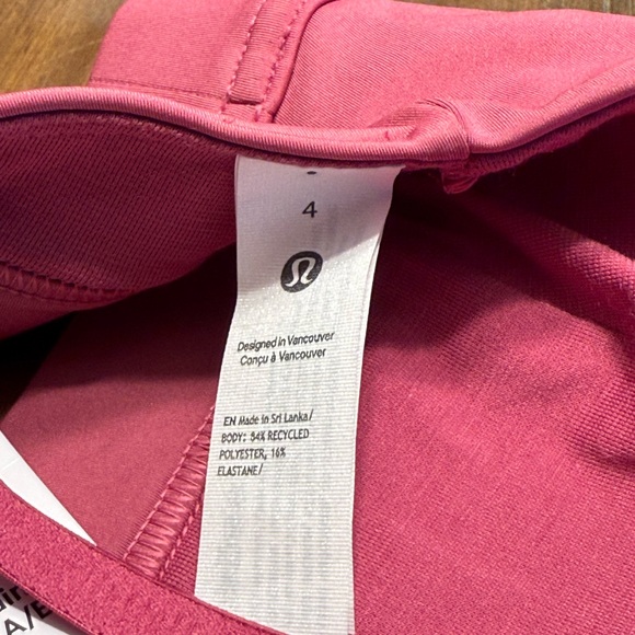 Lululemon nwt license to train triangle bra 4 6 washed mauve - Picture 5 of 7